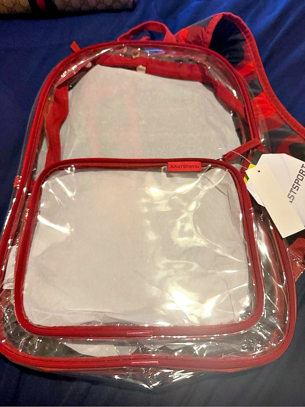 SwissGear 16" Backpack Clear Red 16-Inch Backpack NWT